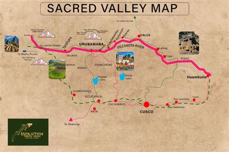 Urubamba Valley Map