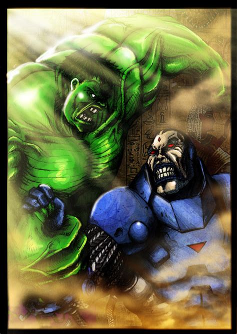 Hulk vs Apocalypse Colored by rapnex on DeviantArt