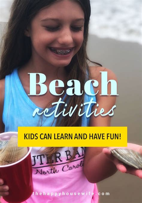Educational Beach Activities | Beach activities, Activities, Summer activities for kids