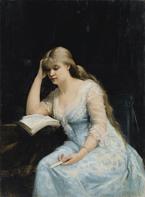 Marie Bashkirtseff - A Young Woman Reading, 1880 | Trivium Art History