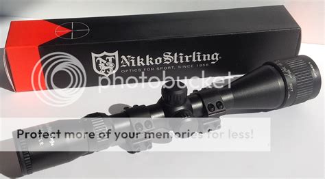 Nikko Stirling ~ MountMaster AO ~ 3-9x40 Half Mil Dot ~ 3/8" mounts ...