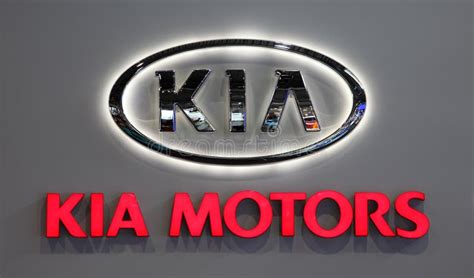 KIA MOTORS Company Logo Editorial Stock Photo - Image: 41225693