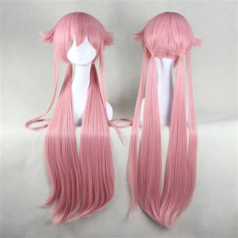 100cm Gasai Yuno Headwear Future Diary Cosplay hair Gasai Yuno Hair ...