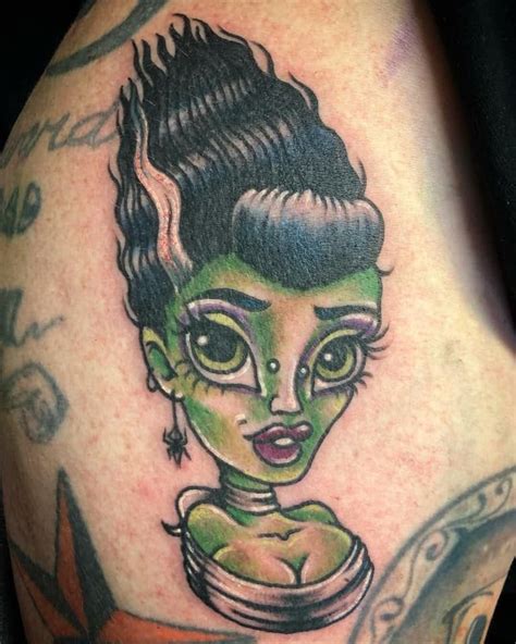 Bride of Frankenstein tattoo | Frankenstein tattoo, Bride of frankenstein, Tattoos