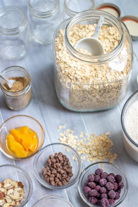 Homemade Overnight Oats | Mason jar oatmeal, Overnight oats recipe ...