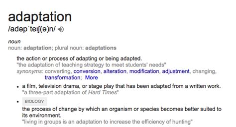 Fiction Adaptation: What is adaptation?