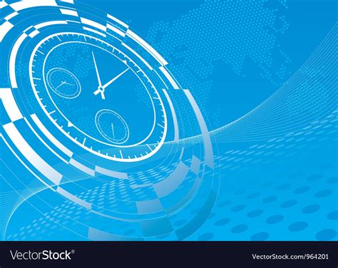 Abstract watch background Royalty Free Vector Image