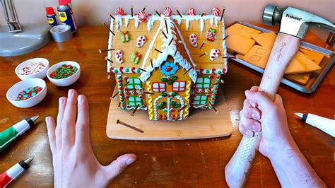 Making a Gingerbread House - YouTube