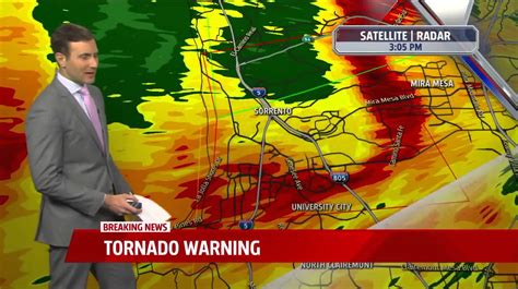 San Diego County Tornado Warning January 2015 - YouTube