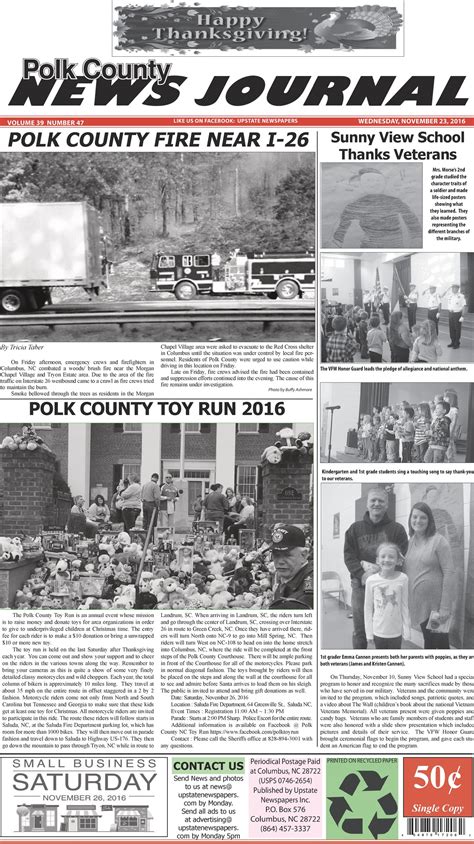 Polk County News Journal | North Carolina Press Association