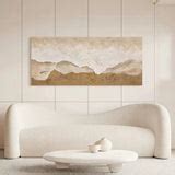Large texture minimalist landscape painting Framed minimalist living room wall art