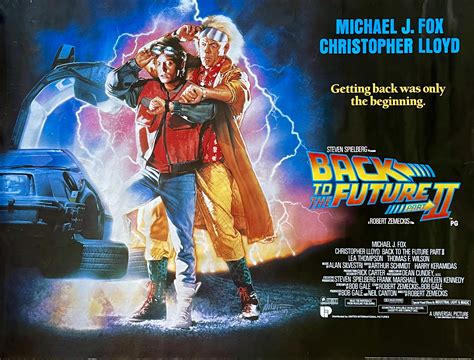 Original Back to the Future Part II Movie Poster - Michael J. Fox - Marty