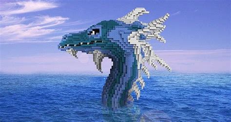 Awesome sea serpent head :D | Minecraft architecture, Minecraft plans ...