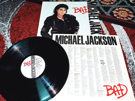 Michael Jackson "Bad" Vinyl LP Record, Hobbies & Toys, Music & Media, Vinyls on Carousell