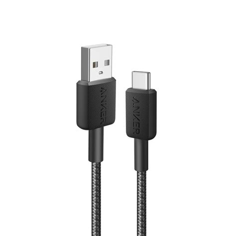 Anker 322 Braided USB-A To USB-C 10' Cable - Black – C2 Wireless