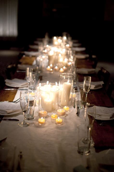 Clustered-Pillar-Candle-Centerpieces - Elizabeth Anne Designs: The Wedding Blog