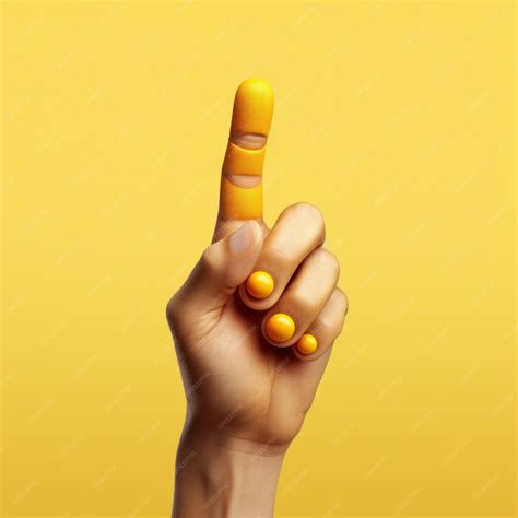 Premium AI Image | finger emoji