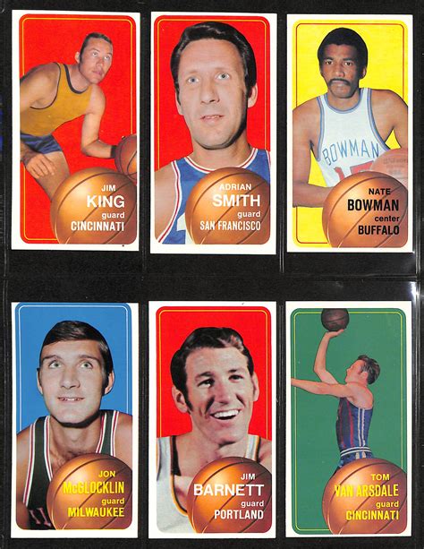 Lot Detail - Lot of (36) 1970-1971 Topps Basketball Cards w. Hal Greer