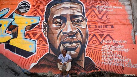 Graffiti depicting African-American man George Floyd in Nairobi | African Arguments