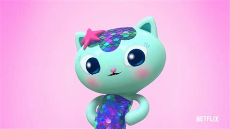 DreamWorks Jr. - MerCat - Cat of the Day | GABBY'S DOLLHOUSE | NETFLIX