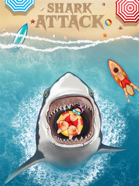 ArtStation - Shark attack game FG