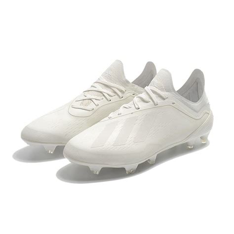 adidas X 18.1 FG Firm Ground Soccer Cleats - All White