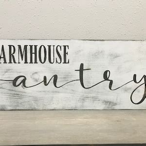 Farmhouse Pantry Sign - Etsy