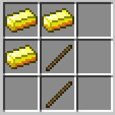 recipe-gold-axe – Minecraft Information