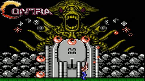 Contra (NES) // All Bosses - YouTube