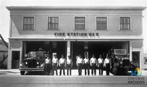 Old Fire Station No. 5 in 1949 | City of San Diego Official Website