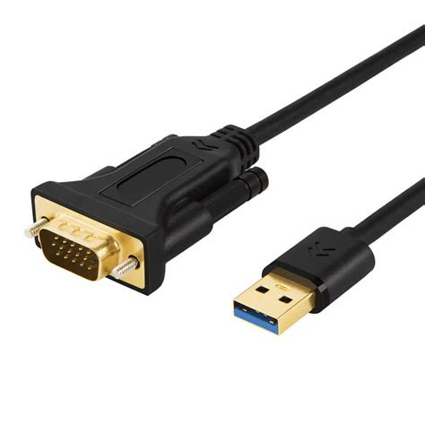 Super Speed 1080p USB 3.0 to VGA Male Cable - Utech Cables