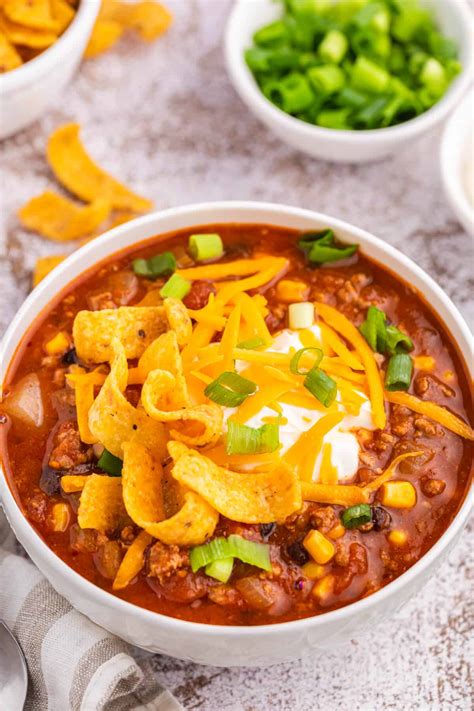 Best Taco Chili Recipe {Super Easy} - Simply Stacie