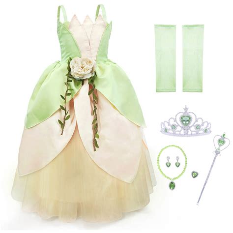 Tiana Deluxe Disney Princess Child Girl Halloween Costume - Walmart.com