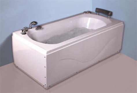 Comfortable Freestanding Air Jet Tub , Large Rectangle Jacuzzi Bathtub OEM