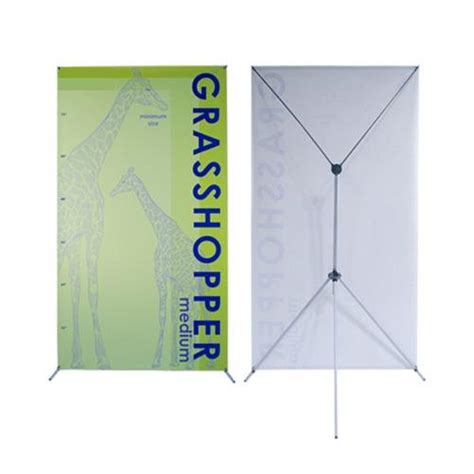 Grasshopper Adjustable Banner Stand Medium | BannerQ WholeSale Tradeshow Displays