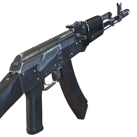 assault rifle ak 74 3d model