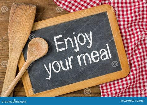 Enjoy Your Meal Stock Illustration - Image: 50894050