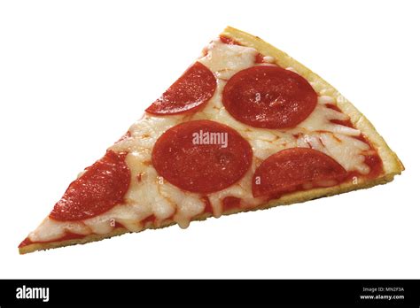 Pepperoni Pizza Slice Stock Photo - Alamy