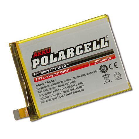 PolarCell Battery for Sony Xperia Z3+ | E6553 with 3000mAh - buy now!