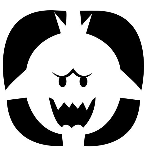 Nintendo Boo Pumpkin Carving Pattern | Pumpkin carving patterns, Halloween pumpkin carving ...