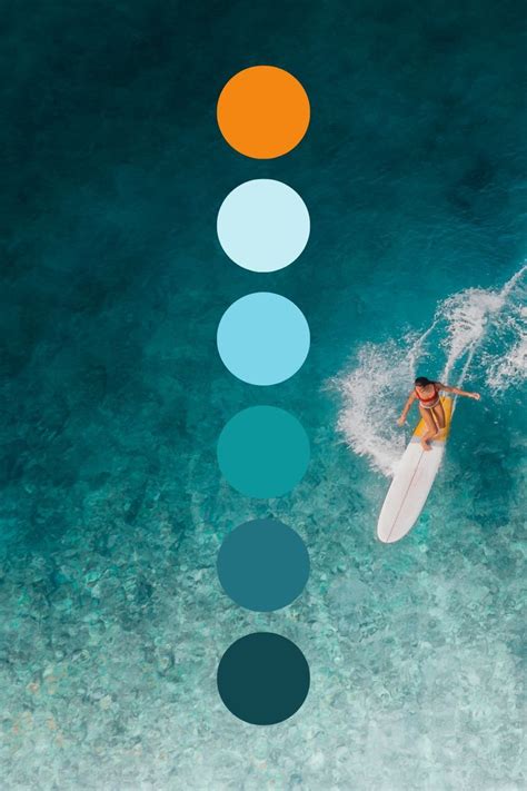 Bold and summery colour palette inspiration | Website color palette, Fun website design, Ocean ...