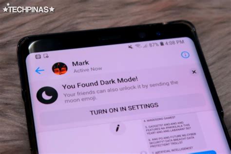 How To Turn On Facebook Messenger Dark Mode - Step by Step Guide ...