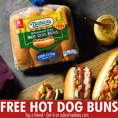 Free Nathan’s Famous Hot Dog Buns with Mom's Meet - Julie's Freebies