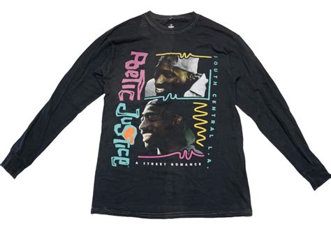 2Pac Poetic Justice Tupac Shakur M long sleeve Shirt … - Gem