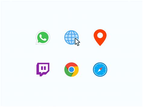 Animated Social Media by Margarita Ivanchikova for Icons8 on Dribbble