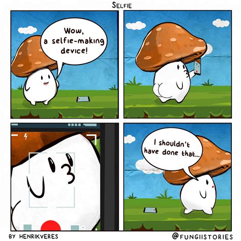 Fungii's first experience with a smartphone : r/comics