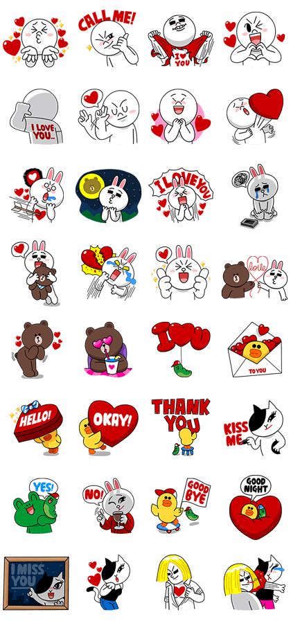 【LINE sticker list】Animated & free LINE stickers! 29/12/2014. – Fsticker