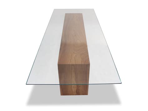 Glass Top & Solid Wood Dining Table – Mid-Century Modern Dining Room Tables – Dering Hall ...