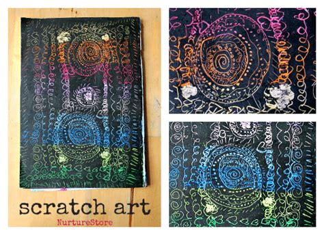 How to do scratch art projects for kids - NurtureStore