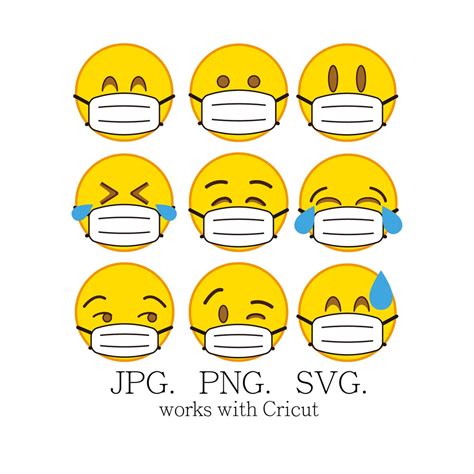 Cricut Emoji SVG Collection Emoji Clipart Bundle Emoji - Etsy